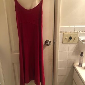 Red bandage dress with mermaid bottom NWOT